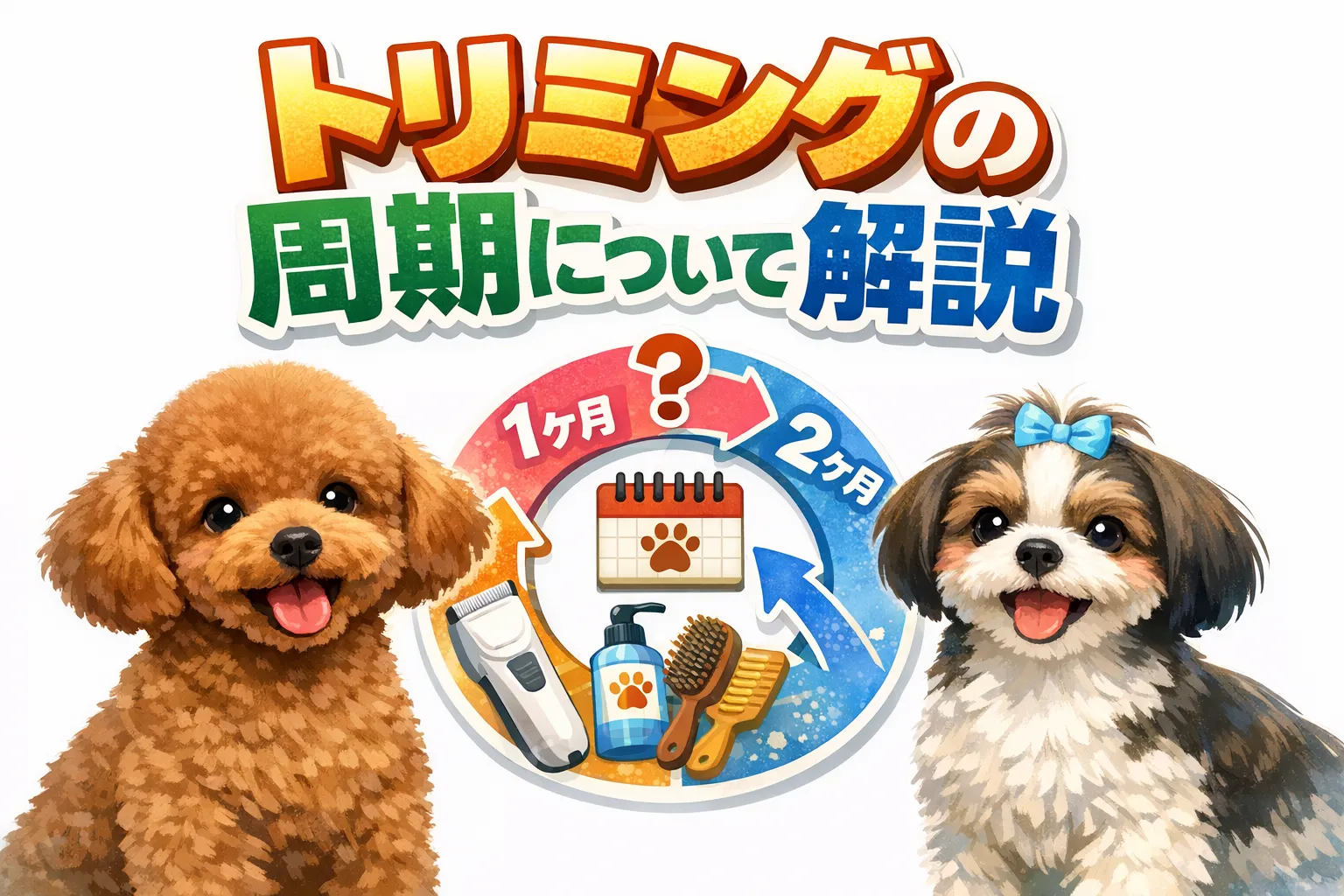 適切なトリミングの周期とトリミングの役割｜ドッグサロンUdog監修
