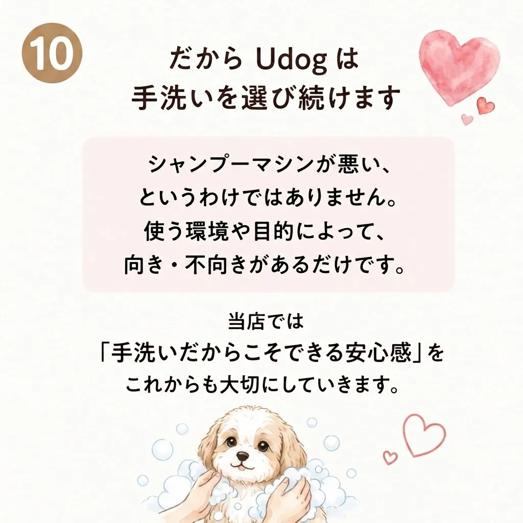 🐾 Udogが「手洗い」にこだわる理由 🐾 トリミングサロン...